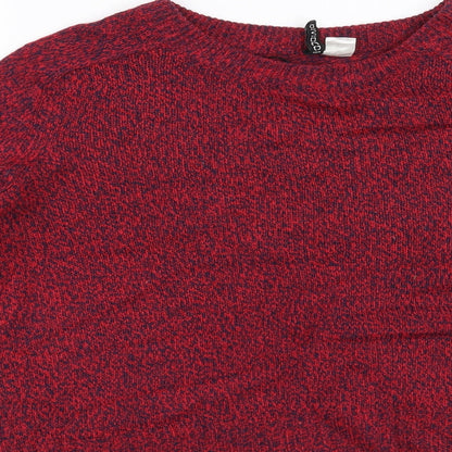 Divided by H&M Womens Red   Pullover Jumper Size M