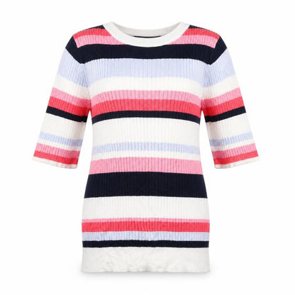 Marks & Spencer Womens Multicoloured Striped  Pullover Jumper Size 10