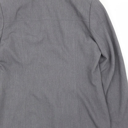 Gianfranco Corneli Womens Grey   Basic Blouse Size 14  - Jacket
