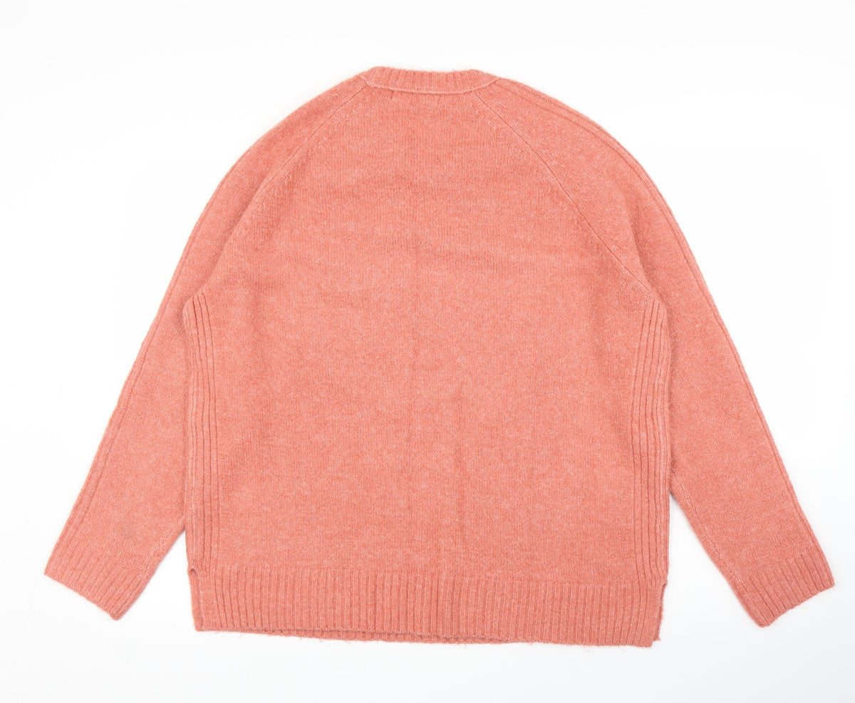 Marks & Spencer Womens Pink   Pullover Jumper Size L