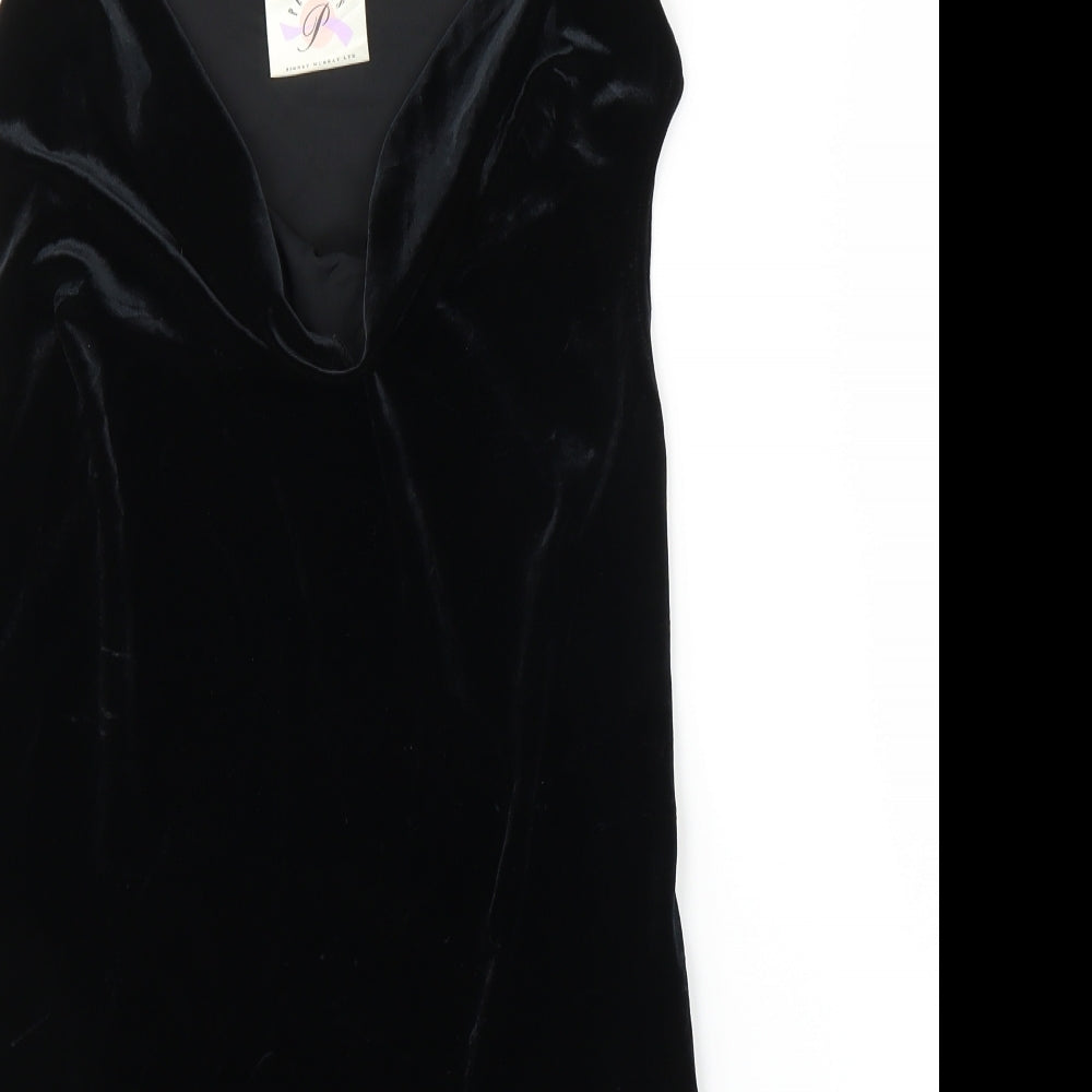 Peepers Womens Black   Slip Dress  Size 12