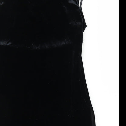 Peepers Womens Black   Slip Dress  Size 12