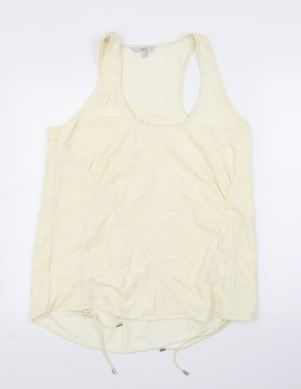 Womens UK Size 14 NEXT Ivory Basic Blouse