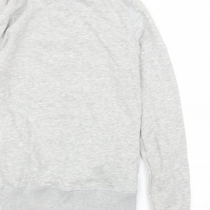 H&M Girls Grey   Full Zip Jumper Size 14 Years