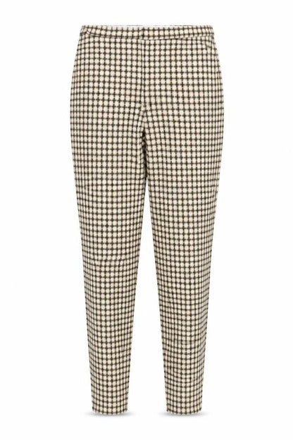 Womens UK Size M Mango Regular Fit Carrot Brown Trousers