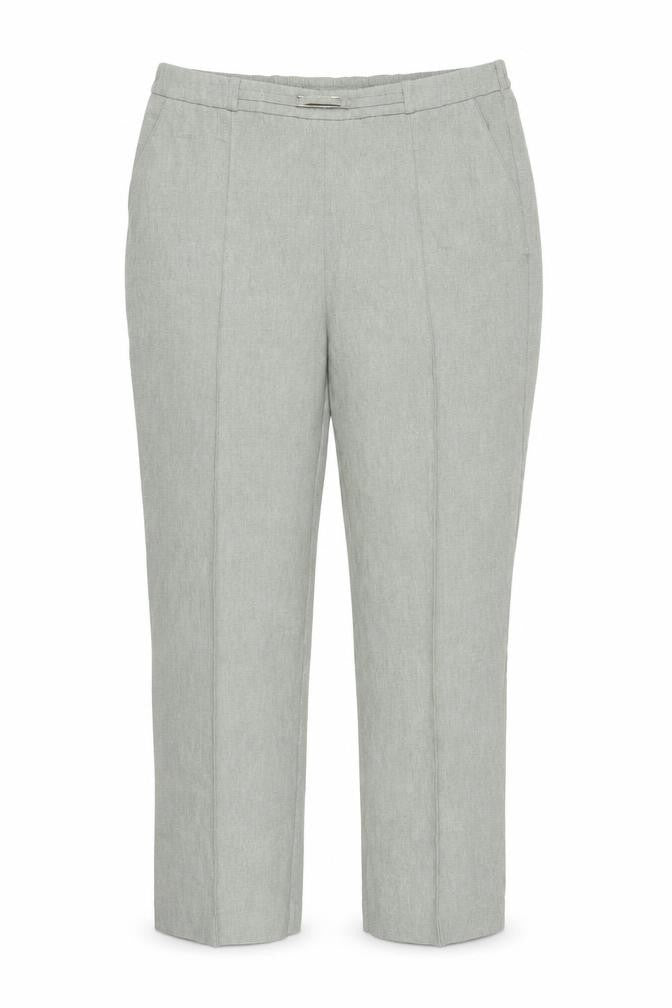 Womens UK Size 14 EWM Regular Fit Capri Green Trousers