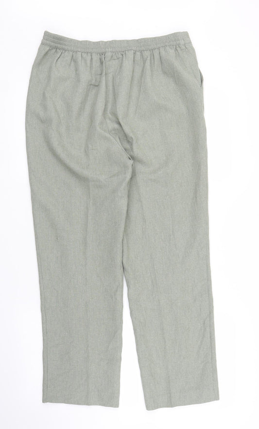 EWM Womens Green   Capri Trousers Size 14 L24 in