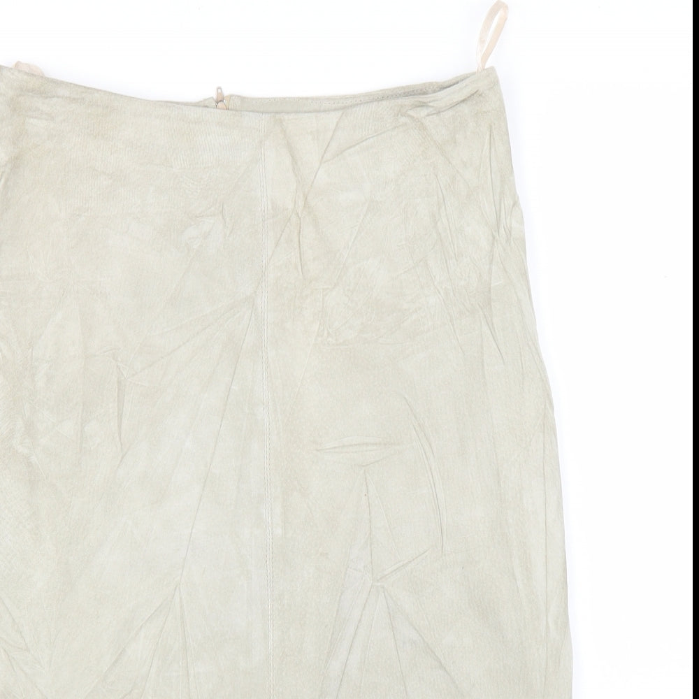 New Look Womens Beige   A-Line Skirt Size 12