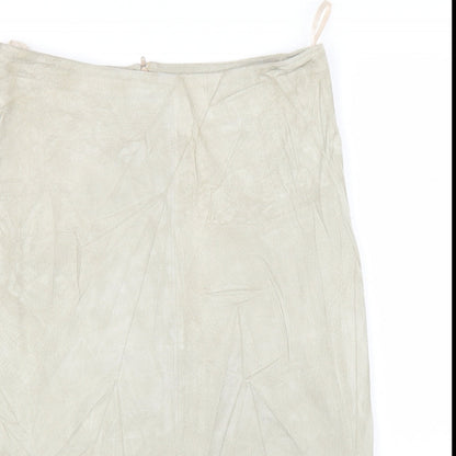 New Look Womens Beige   A-Line Skirt Size 12