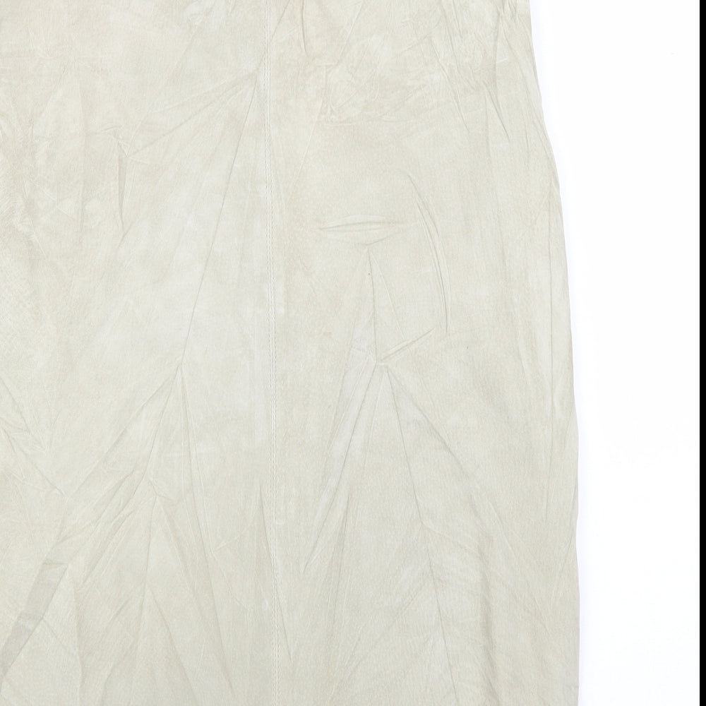 New Look Womens Beige   A-Line Skirt Size 12
