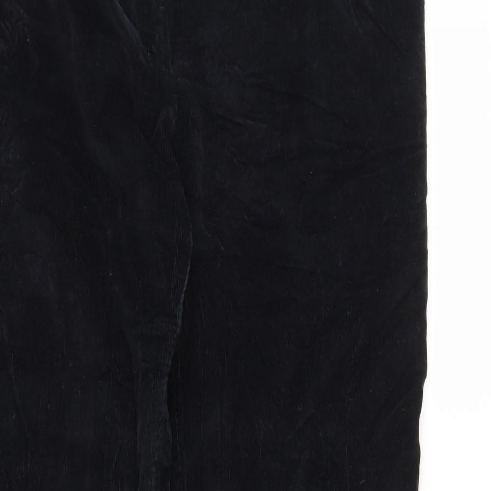 You Young Womens Blue  Corduroy Straight Jeans Size 10 L30 in