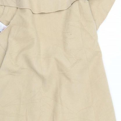 New Look Womens Beige   Cape Jumper Size M