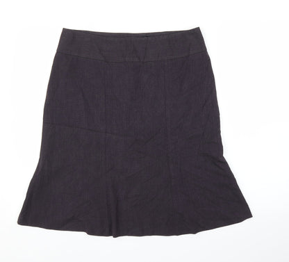 BHS Womens Purple   Trumpet Skirt Size 12