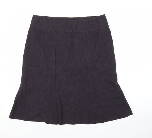BHS Womens Purple   Trumpet Skirt Size 12