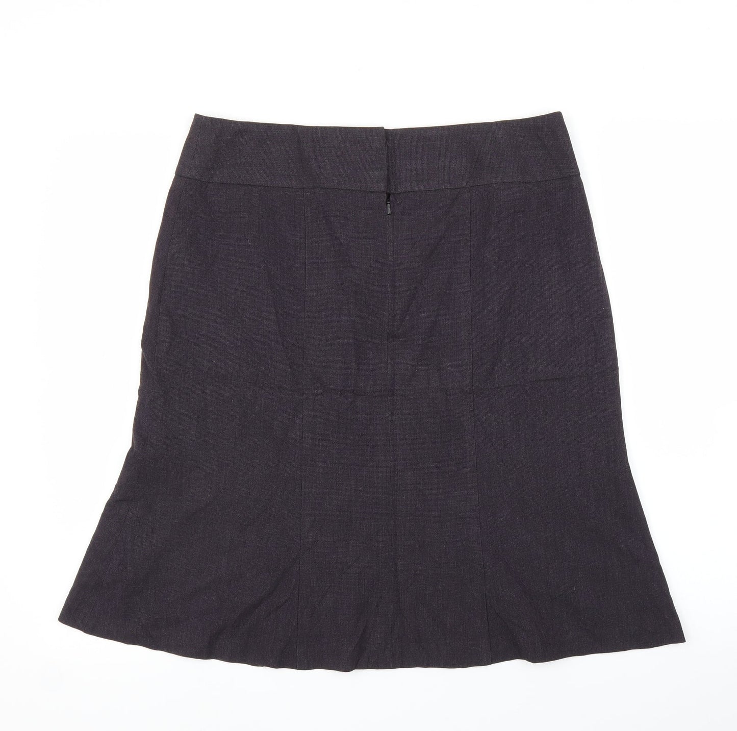 BHS Womens Purple   Trumpet Skirt Size 12