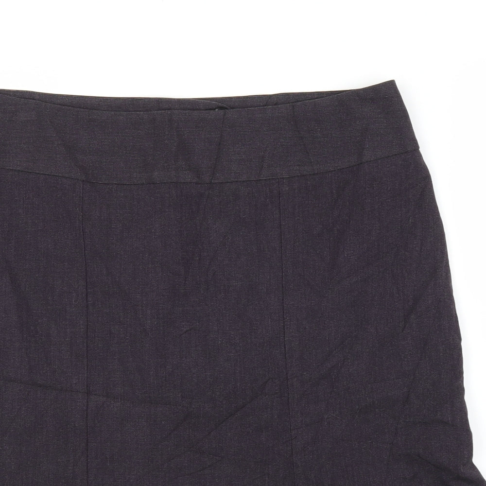 BHS Womens Purple   Trumpet Skirt Size 12