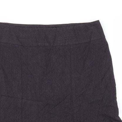BHS Womens Purple   Trumpet Skirt Size 12