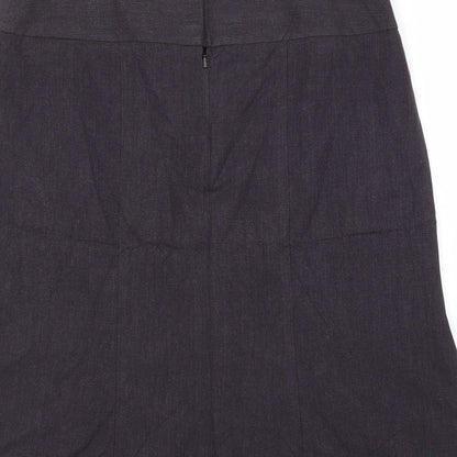 BHS Womens Purple   Trumpet Skirt Size 12