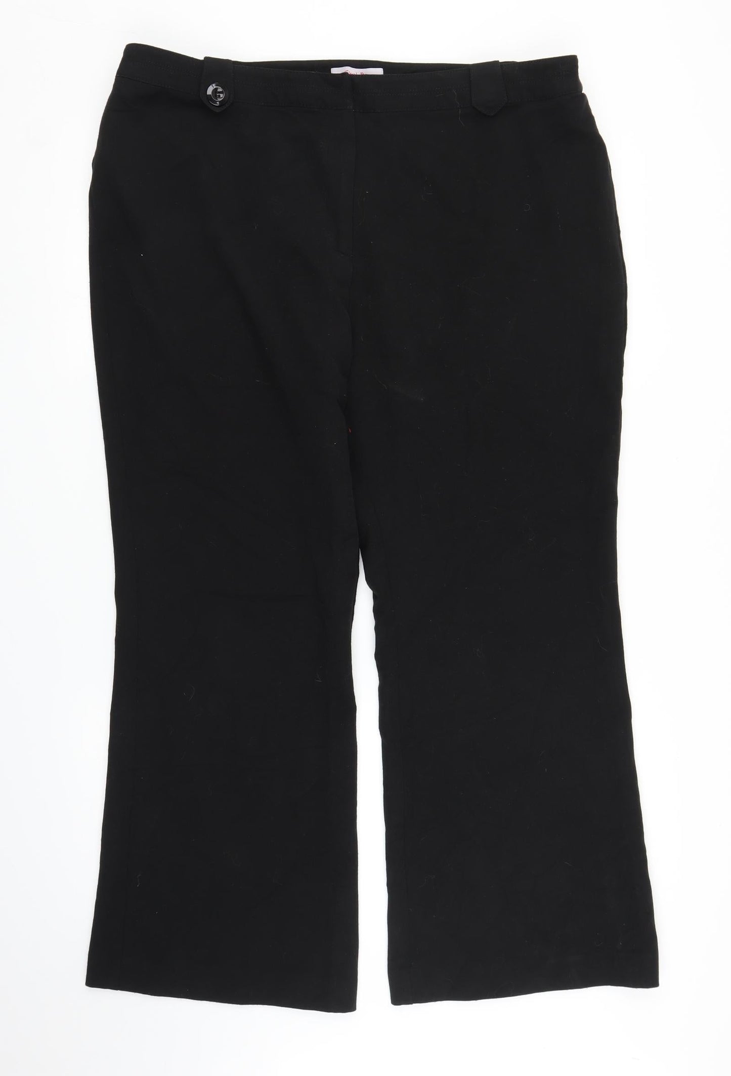 Simply Be Womens Black   Trousers  Size 20 L26 in