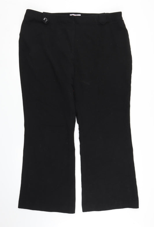 Simply Be Womens Black   Trousers  Size 20 L26 in