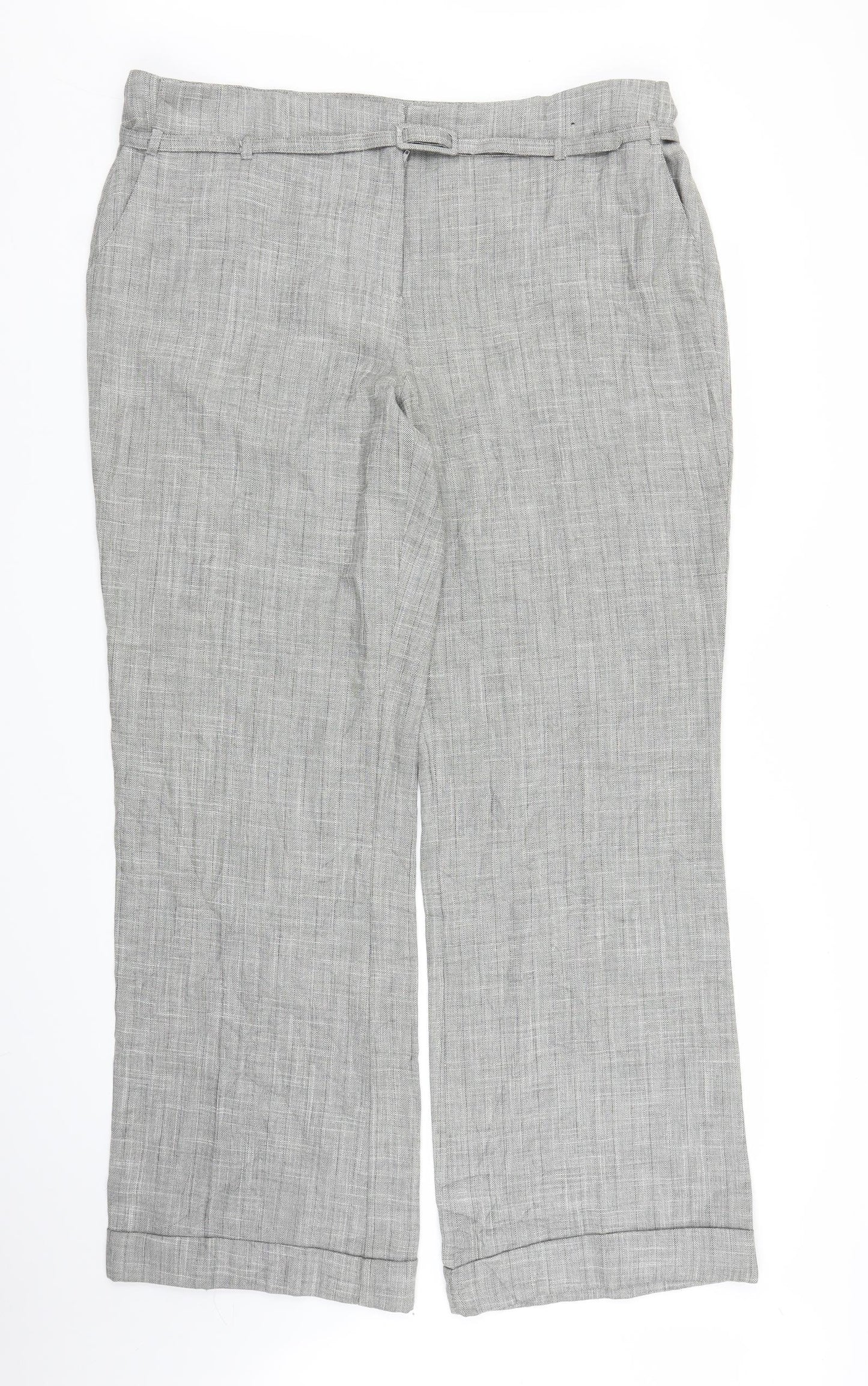 Womens UK Size 18 Evie Regular Fit  Grey Trousers