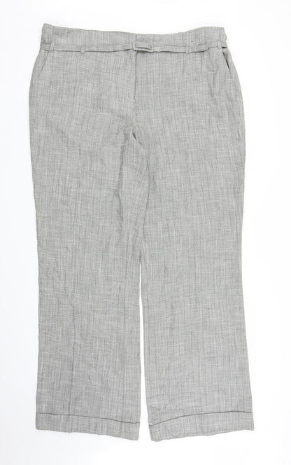 Womens UK Size 18 Evie Regular Fit  Grey Trousers