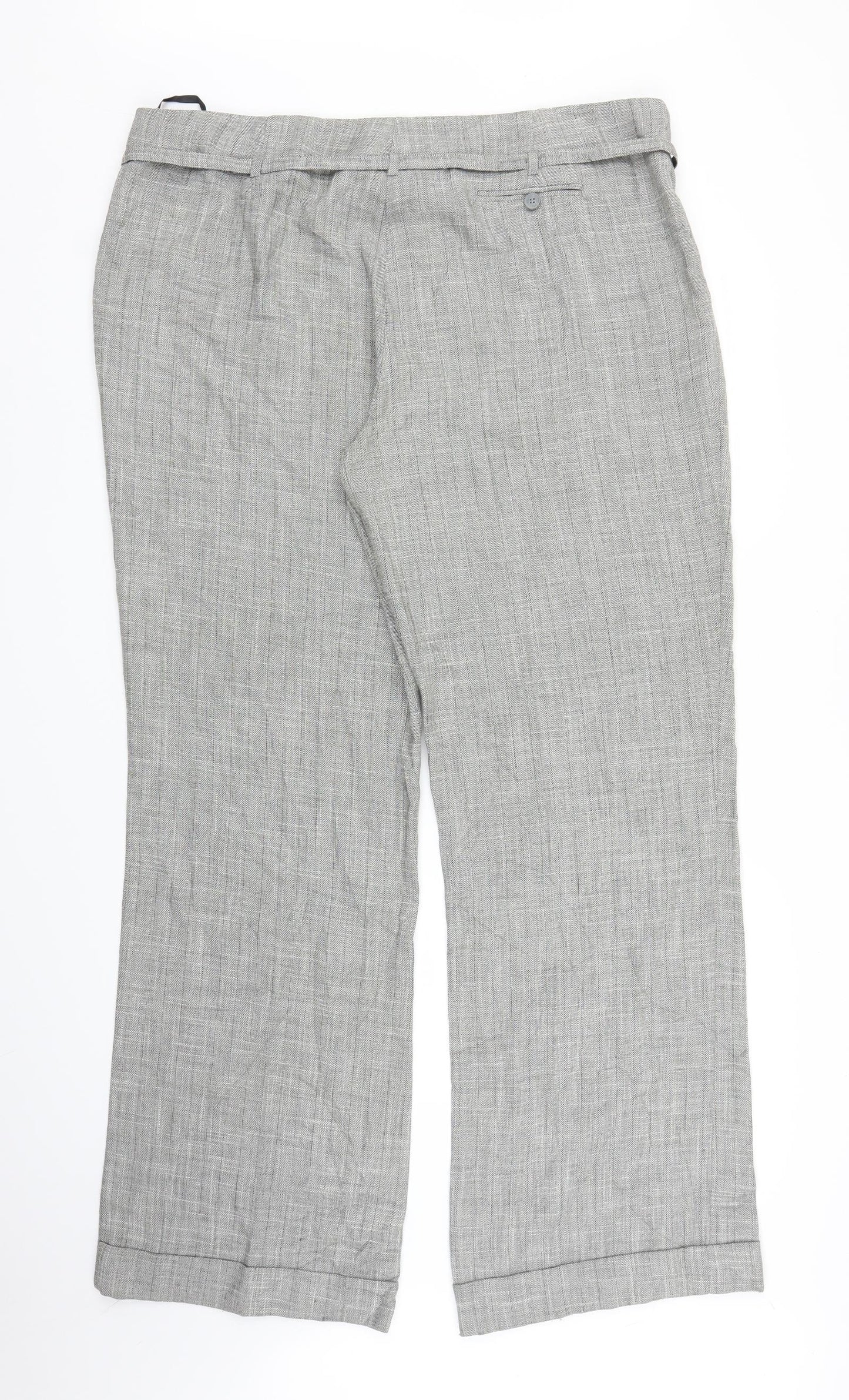 Womens UK Size 18 Evie Regular Fit  Grey Trousers