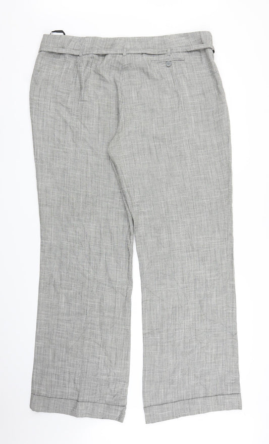 Womens UK Size 18 Evie Regular Fit  Grey Trousers