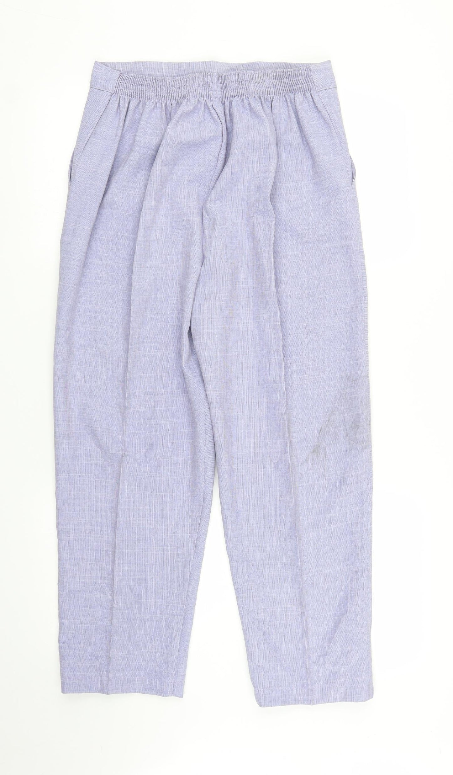C&A Womens Purple   Capri Trousers Size 16 L25 in
