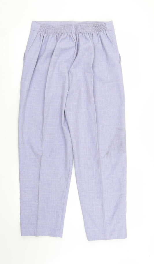 C&A Womens Purple   Capri Trousers Size 16 L25 in
