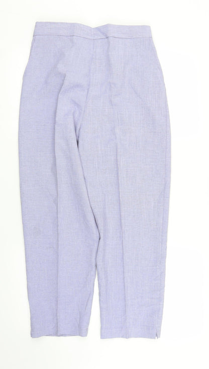 C&A Womens Purple   Capri Trousers Size 16 L25 in