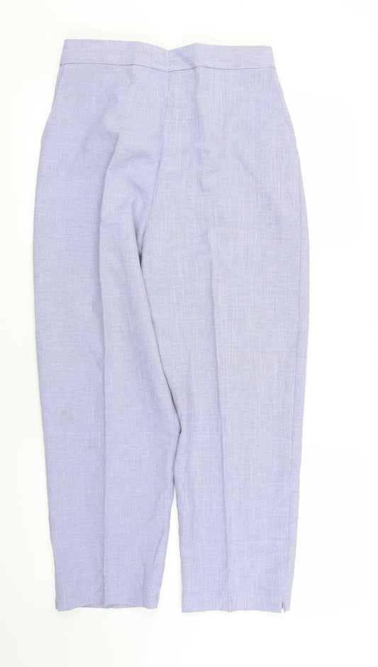 C&A Womens Purple   Capri Trousers Size 16 L25 in