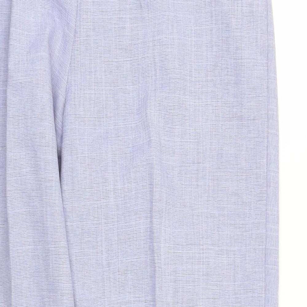 C&A Womens Purple   Capri Trousers Size 16 L25 in