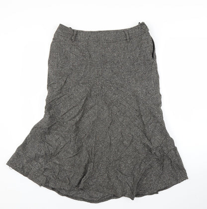 Klass Womens Grey   Trumpet Skirt Size 12