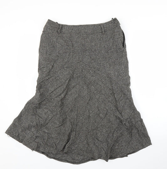 Klass Womens Grey   Trumpet Skirt Size 12