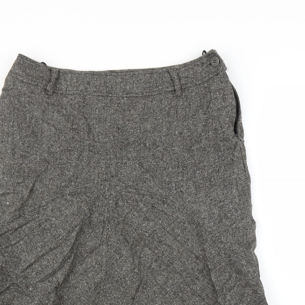 Klass Womens Grey   Trumpet Skirt Size 12