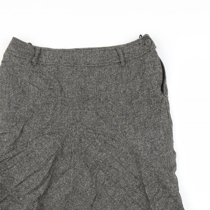 Klass Womens Grey   Trumpet Skirt Size 12