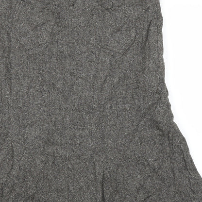 Klass Womens Grey   Trumpet Skirt Size 12