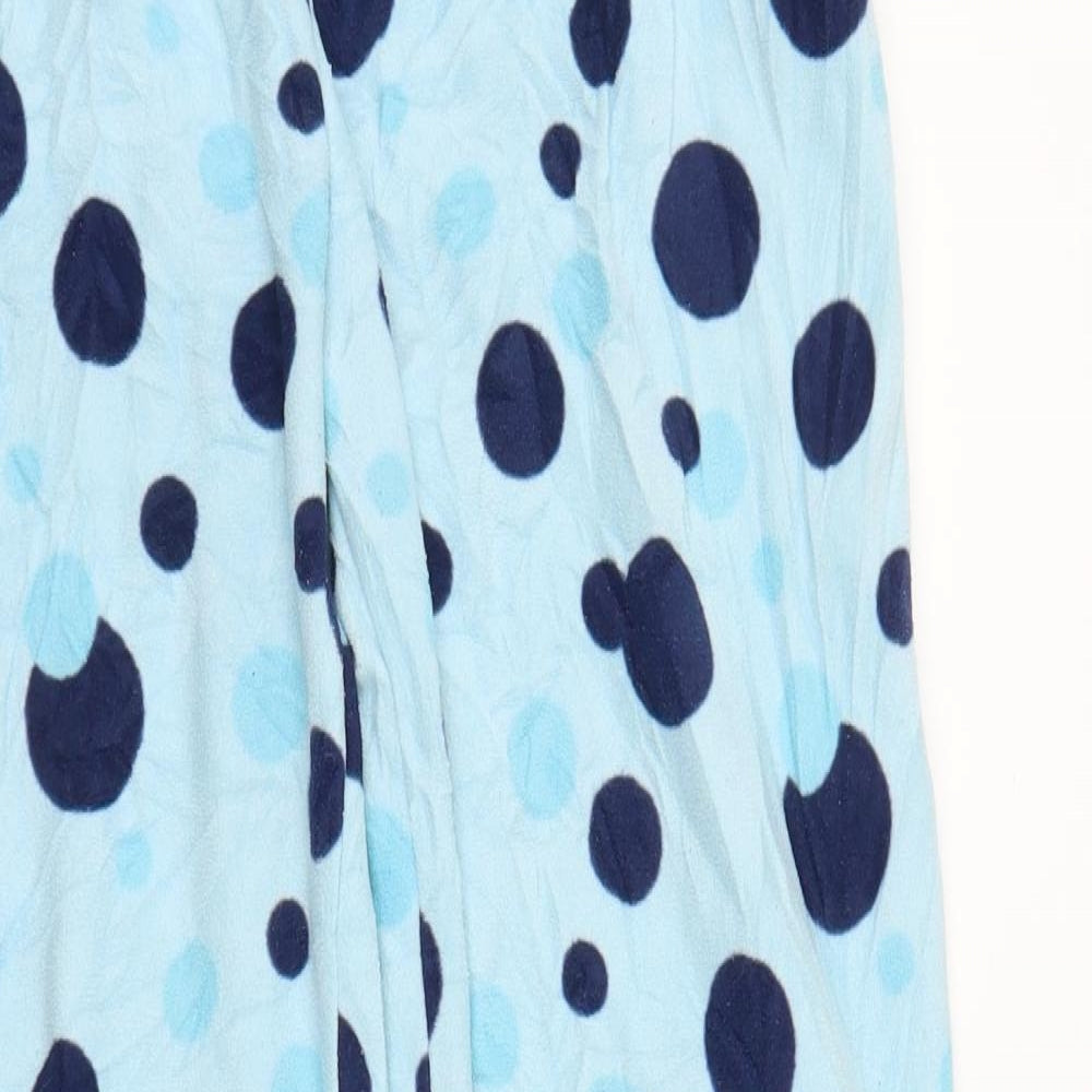 Secret Possesions Womens Blue Polka Dot  Chemise Pyjama Pants Size S