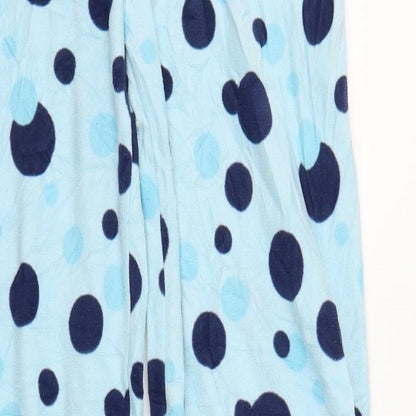 Secret Possesions Womens Blue Polka Dot  Chemise Pyjama Pants Size S
