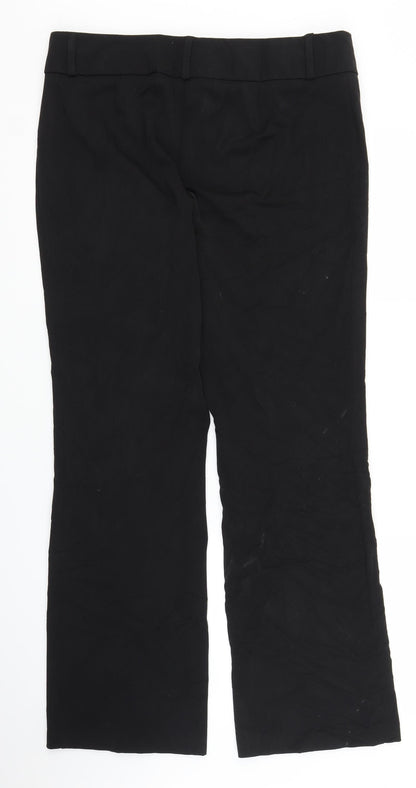 M&S Womens Black   Trousers  Size 14 L29 in