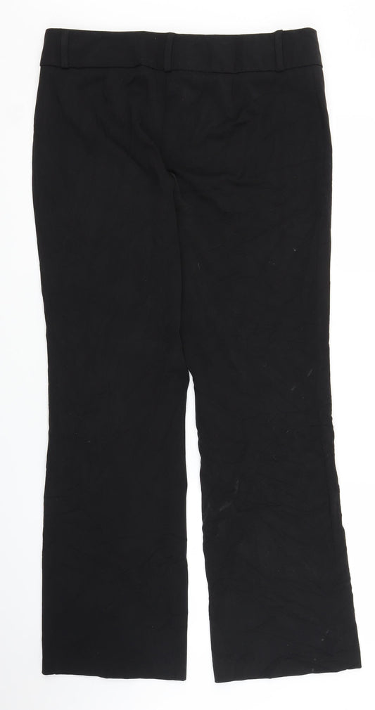 M&S Womens Black   Trousers  Size 14 L29 in