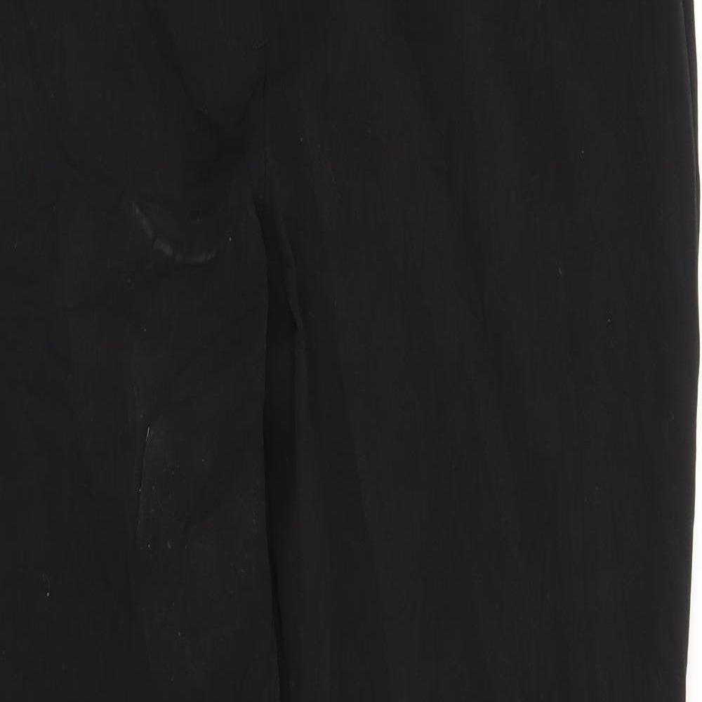 M&S Womens Black   Trousers  Size 14 L29 in