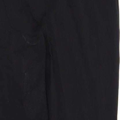 M&S Womens Black   Trousers  Size 14 L29 in