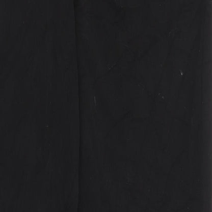 M&S Womens Black   Trousers  Size 14 L29 in