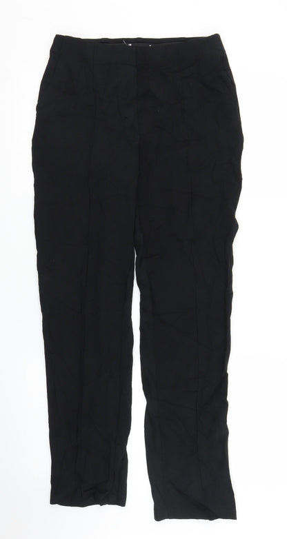 Womens UK Size 10 M&S Regular Fit  Black Trousers