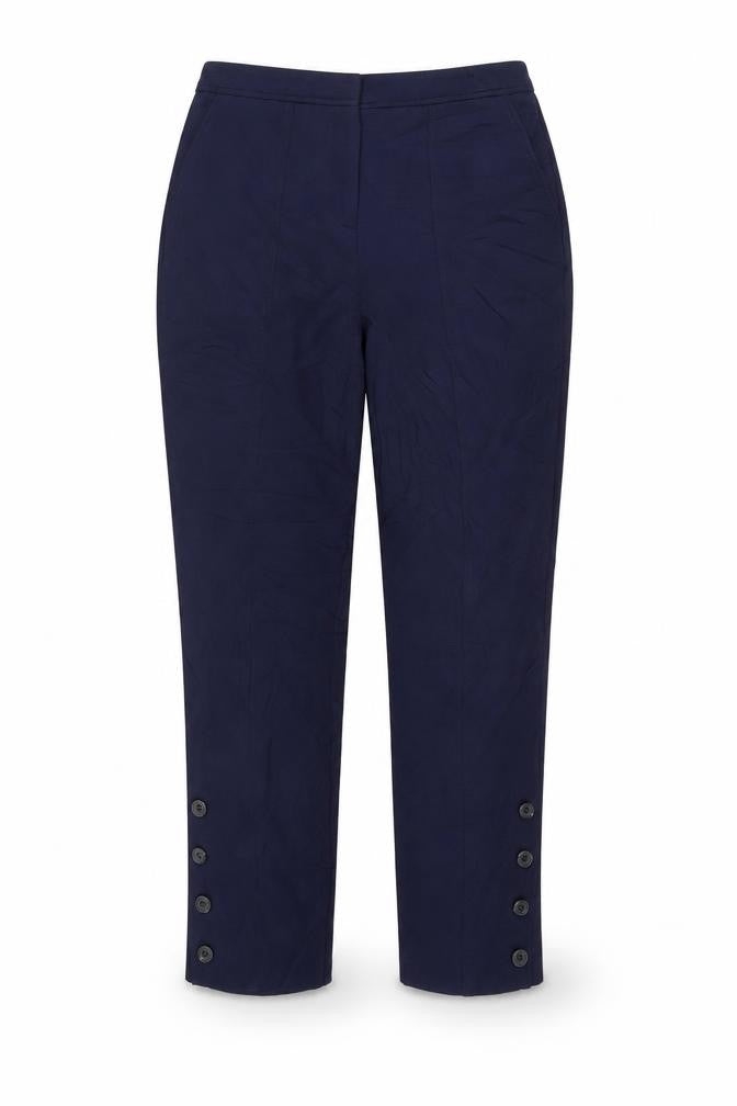 Womens UK Size 8 ASOS Regular Fit Carrot Blue Trousers