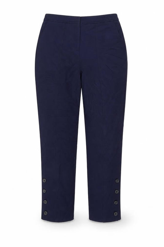 Womens UK Size 8 ASOS Regular Fit Carrot Blue Trousers