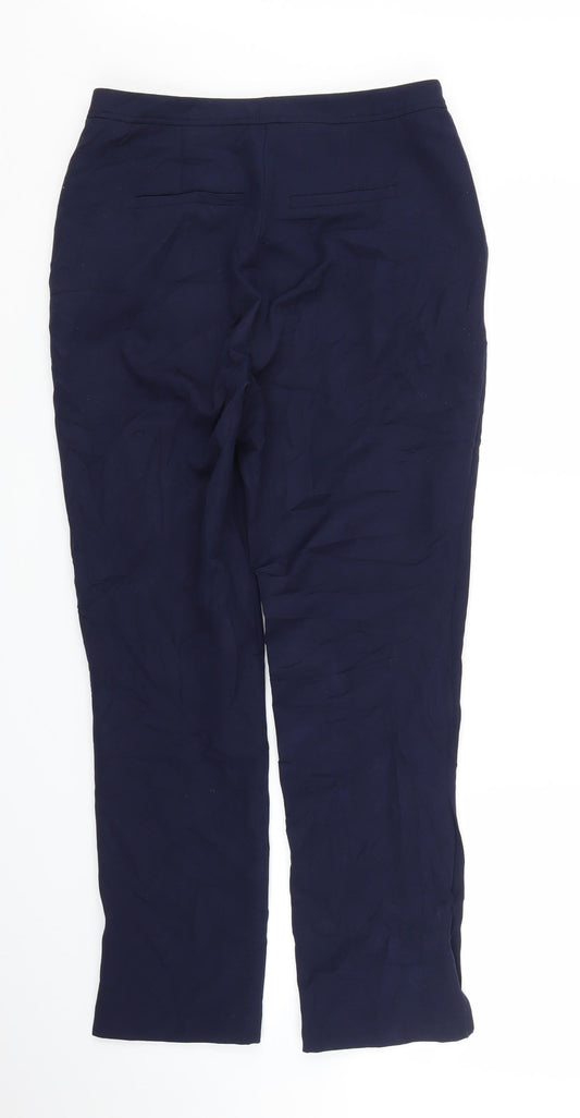 Womens UK Size 8 ASOS Regular Fit Carrot Blue Trousers