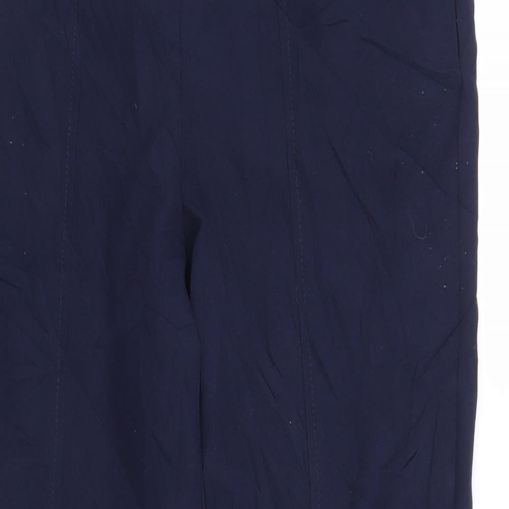 Womens UK Size 8 ASOS Regular Fit Carrot Blue Trousers